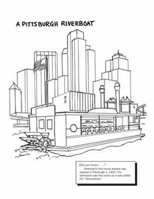 pennsylvania state coloring pages